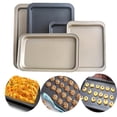 thumbnail image 1 of SPRING PARK Rectangular Stainless Steel Baking Sheet Professional Cookie Sheet Toaster Oven Tray, 1 of 6
