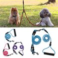 thumbnail image 1 of SPRING PARK Reflective Mountain Climbing Rope Dog Leash 4 or 14 FT Long Sturdy Nylon Suitable for Small Medium Large Dogs Cat Lead, 1 of 7