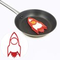 thumbnail image 1 of SPRING PARK Rocket Shape Silicone Non Stick for Griddle Pan, Egg Shaper Pancake Maker, Egg Form for Frying Cooking, 1 of 6