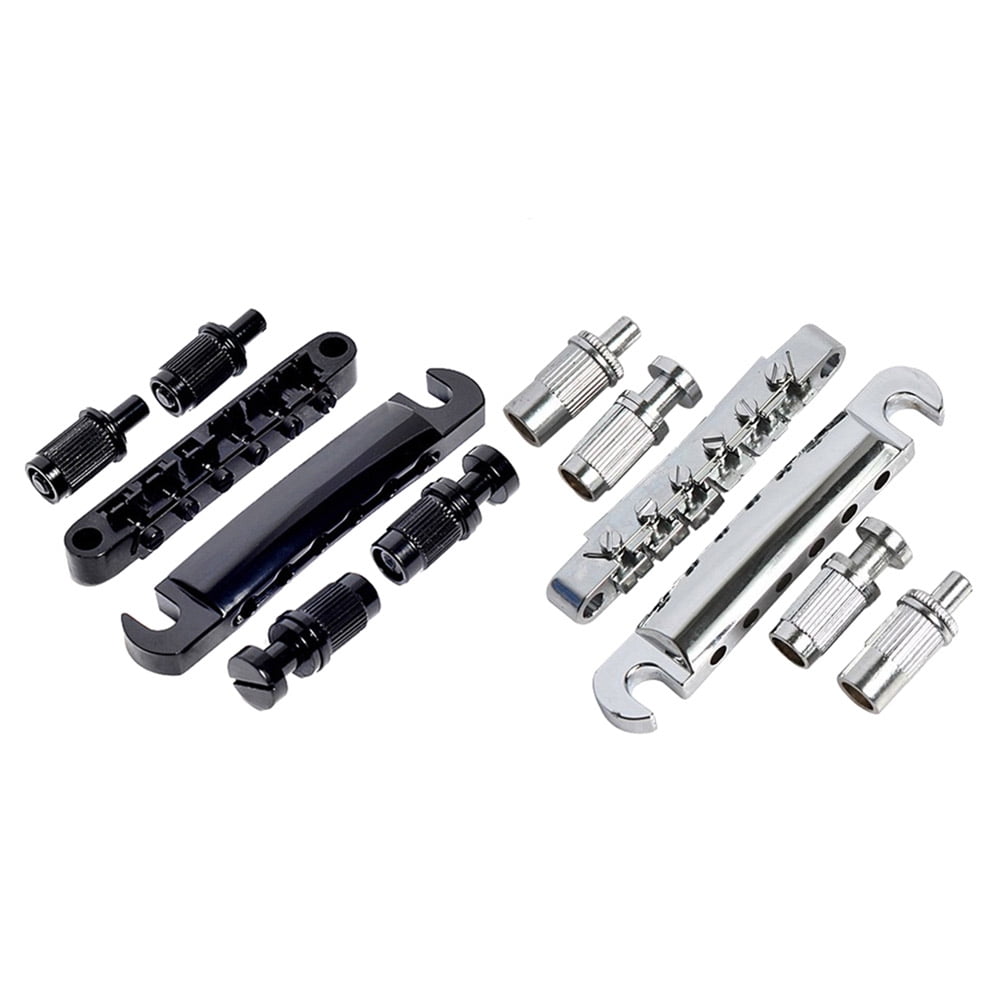 SPRING PARK Roller Saddle Tune O Matic Guitar Bridge Tailpiece for ...