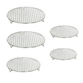 leaveforme Round Cooking Rack Baking Cooling Steaming Grilling Rack Stainless Steel Fits Air Fryer Stockpot Pressure Cooker Round Cake Pan Oven Dishwasher Safe Walmart