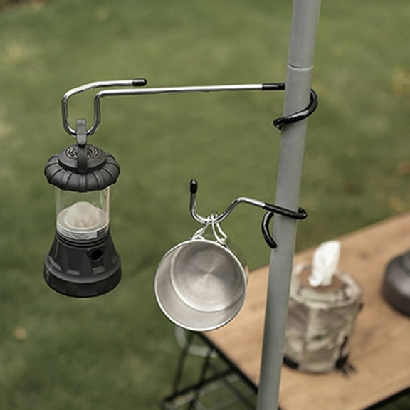 SPRING PARK S Hooks Stainless Steel Camping Lantern Hooks for Hanging Plant Extension Hooks for Picnic