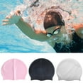 thumbnail image 1 of SPRING PARK Silicone Swimcap for Long Hair | Swimming Caps for Women & Men | Silicone Swim Caps for Long Hair - Bathing Cap to Keep Your Hair Dry, 1 of 7