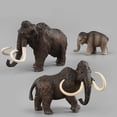thumbnail image 1 of SPRING PARK Simulation Family Mammoth Elephant Animal PVC Children Model Toy Collector Decor Gift Figurine Education Kids Toy, 1 of 7