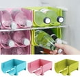 thumbnail image 1 of SPRING PARK Soda Can Tin Fridge Storage Box Container Dispenser Holder Rack Drink Beverage, 1 of 5