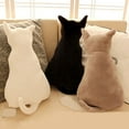 thumbnail image 1 of SPRING PARK Soft Fashion Back Shadow Cat Seat Sofa Pillow Cushion Cute Plush Stuffed Animal, 1 of 6