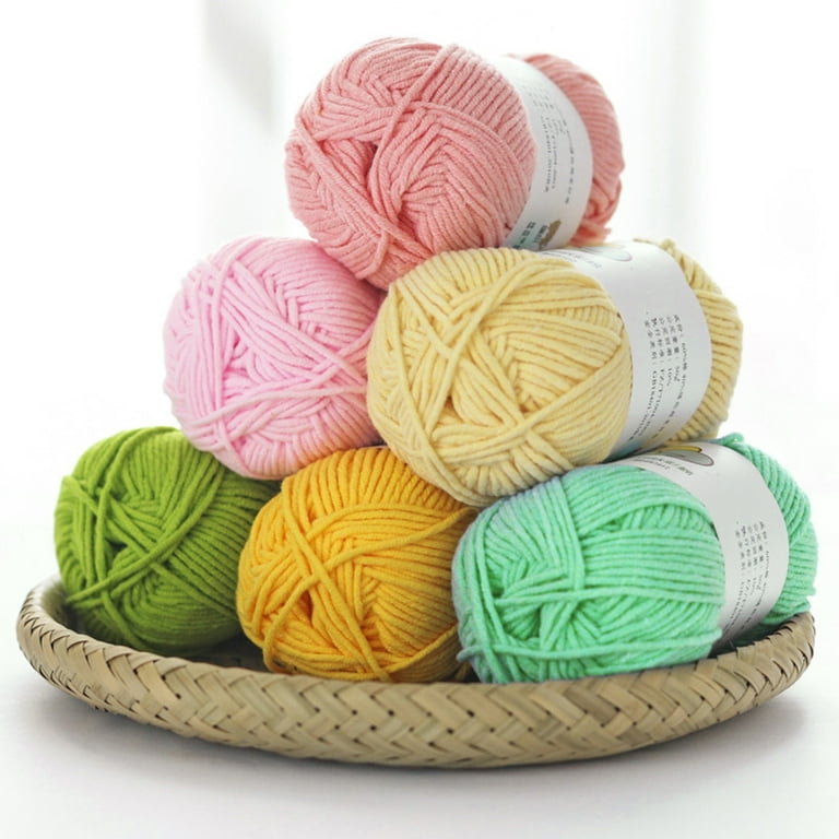 Cotton Thick Knitting Fabric Yarn For Crochet Diy Soft Woven - Temu