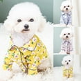 thumbnail image 1 of SPRING PARK Spring Summer Flower Printing Breathable Pet Clothes Polyester Pajamas Shirt Bulldog Puppy Small Medium Large Dogs, 1 of 7