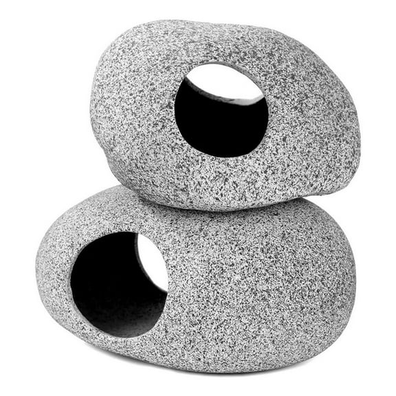 SPRING PARK Stackable Aquarium Decoration Rock Caves, Hideaway for Shrimp Cichlid Hiding Breeding Spawning, Hideout Decor for Territorial Fish