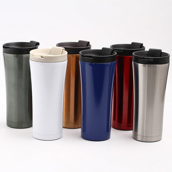 SPRING PARK Stainless Steel Cup with Lid Insulated Metal Mug Double Layer Travel Mug