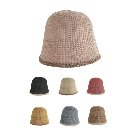 SPRING PARK Sun Hat Ladies Sun Hat Brim Summer Hat Bucket Cap for Womens