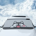 thumbnail image 1 of SPRING PARK Sun Visor Security Design Thermolytic Cute Husky Car Sunshade For Winter, 1 of 7