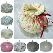 SPRING PARK Tea Cozy for Teapots Printed Tea Cosy Tea Cover Keep Warm Tea Pot Dust Cover Insulated Kettle Cover for Home Kitchen Decorative Accessories