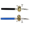 thumbnail image 1 of SPRING PARK Telescopic Portable Pen Rod Fishing Pole Aluminum Alloy Fishing Reel Combo, 1 of 7