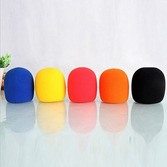 SPRING PARK Thickening Microphone Sponge Foam Mic Cover Karaoke 5 Colors Standard
