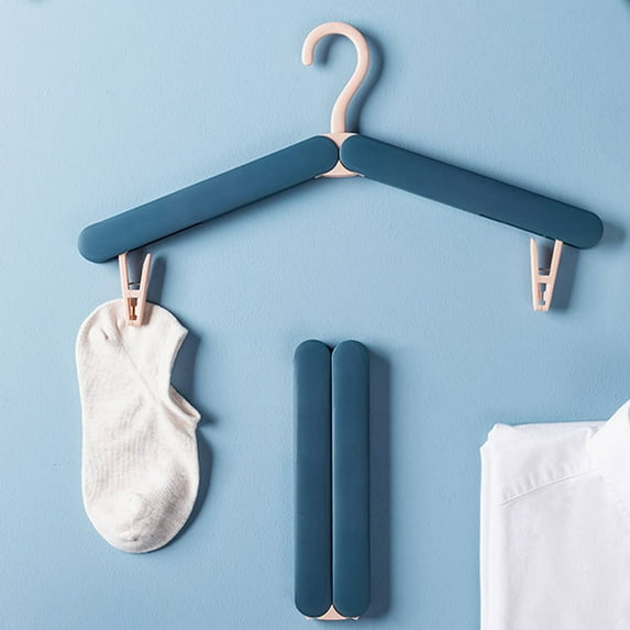 SPRING PARK Travel Hanger,Folding Hanger Travel Accessories,Non-Slip Portable Foldable Clothes Drying Rack for Travel Outdoor