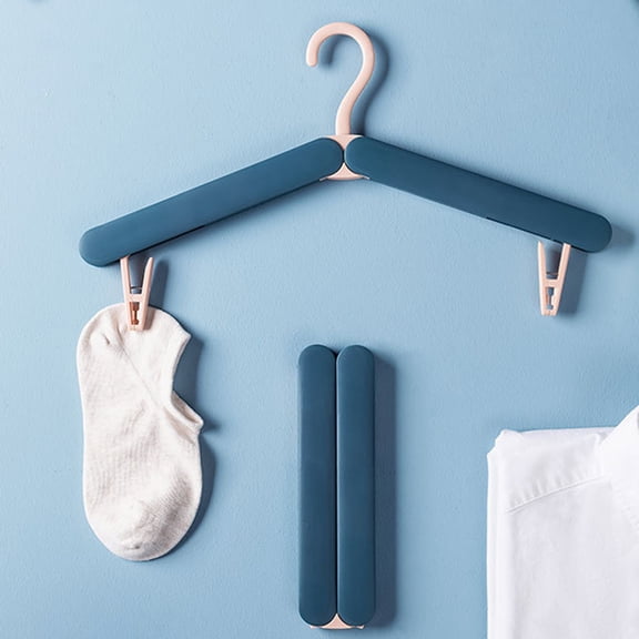 SPRING PARK Travel Hanger,Folding Hanger Travel Accessories,Non-Slip Portable Foldable Clothes Drying Rack for Travel Outdoor