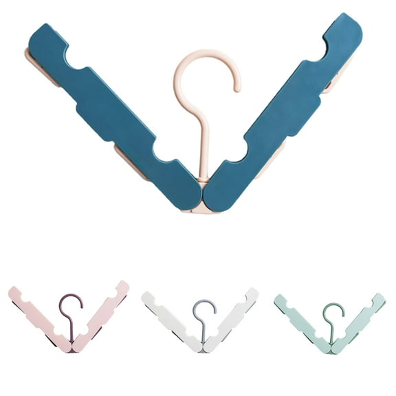 SPRING PARK Travel Hangers Portable Folding Clothes Hangers, Outdoor Hangers, Travel Accessories Foldable Clothes Drying Rack for Travel,Folding Coat Hanger, Folding Sock Dryer