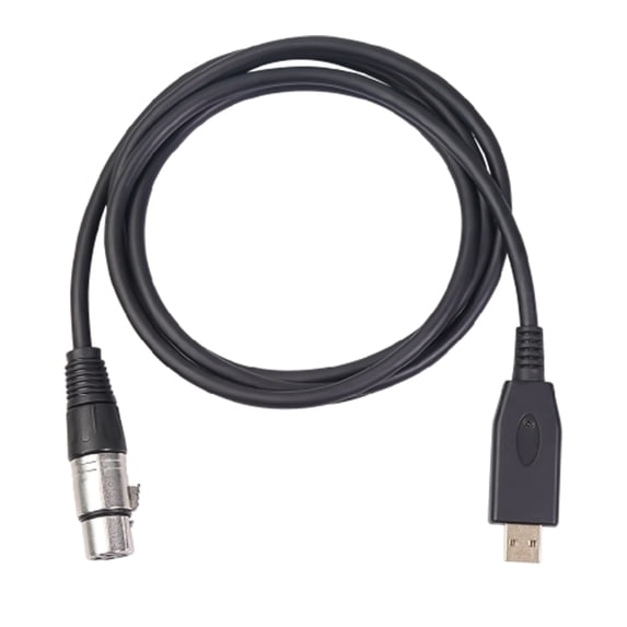 SPRING PARK USB Male to XLR Female Microphone Converter Mic Studio Adapter Audio Link Cable