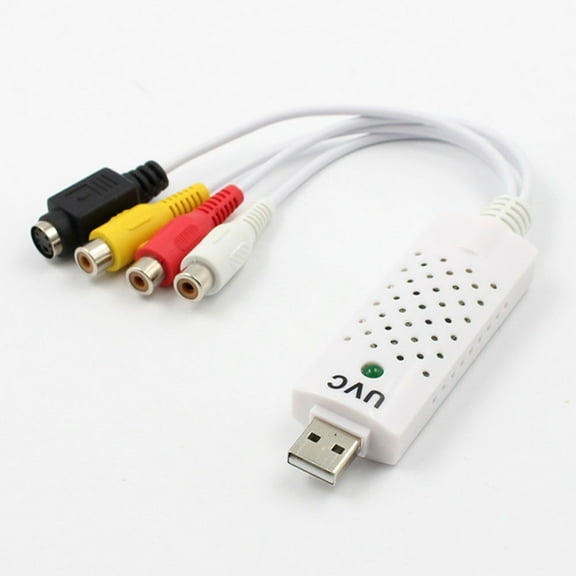 SPRING PARK USB2.0 Video TV Tuner DVD Audio Capture Card Converter Adapter for Win 7 8