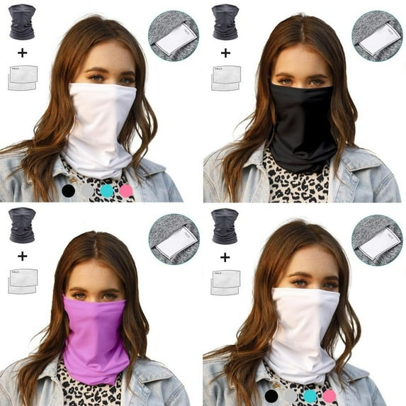 SPRING PARK Unisex Anti UV Neck Gaiter Face Scarf Cover Headwear Bandana Sun UV Shield Scarf