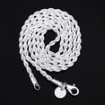 thumbnail image 1 of SPRING PARK Unisex Fashion 18-30 inch Chain Twisted Necklace for Pendant Jewelry, 1 of 8