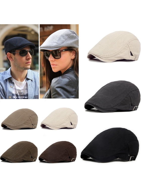Unisex Men Women Retro Casual Ivy Hat Summer Vintage Classic Golf Newsboy Driving Cabbie Flat Cap