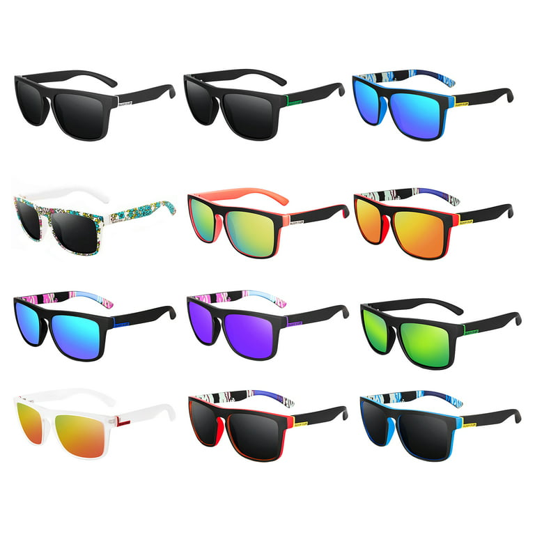 SPRING PARK Unisex Polarized Polycarbonate Sunglasses Vintage Sun Glasses  For Fishing Sports Polarized Sunglasses for Outdoor