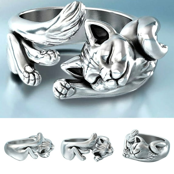 SPRING PARK Unisex Wrap Ring Fashion Opening Ring Vintage Jewelry Gift Popular Jewelry