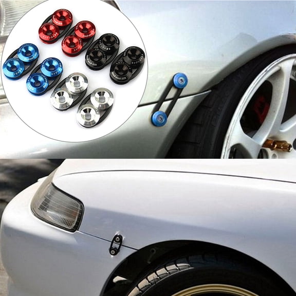 SPRING PARK Durable Quick Release JDM Fasteners Kit for Car Bumpers Trunk Fender Hatch Lids