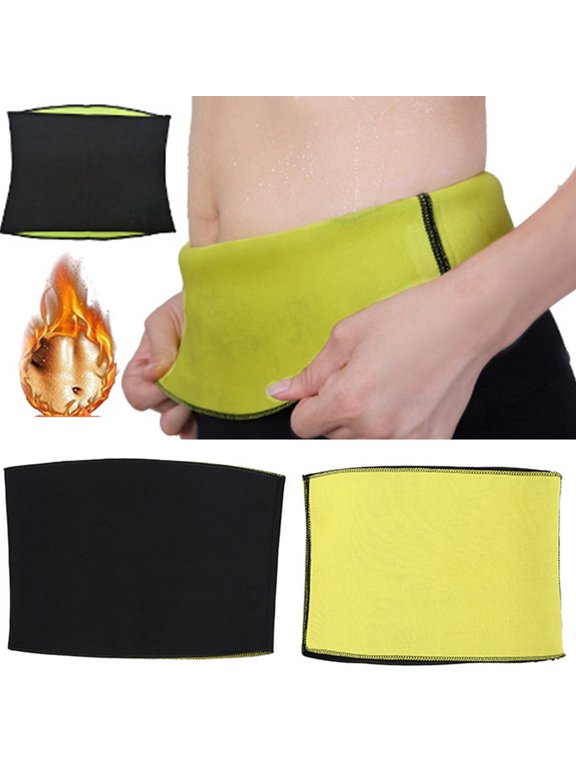 Waist Trimmer Belt, Sweat Wrap, Tummy Toner, Low Back and Lumbar Support Suit Effect, Abdominal Trainer