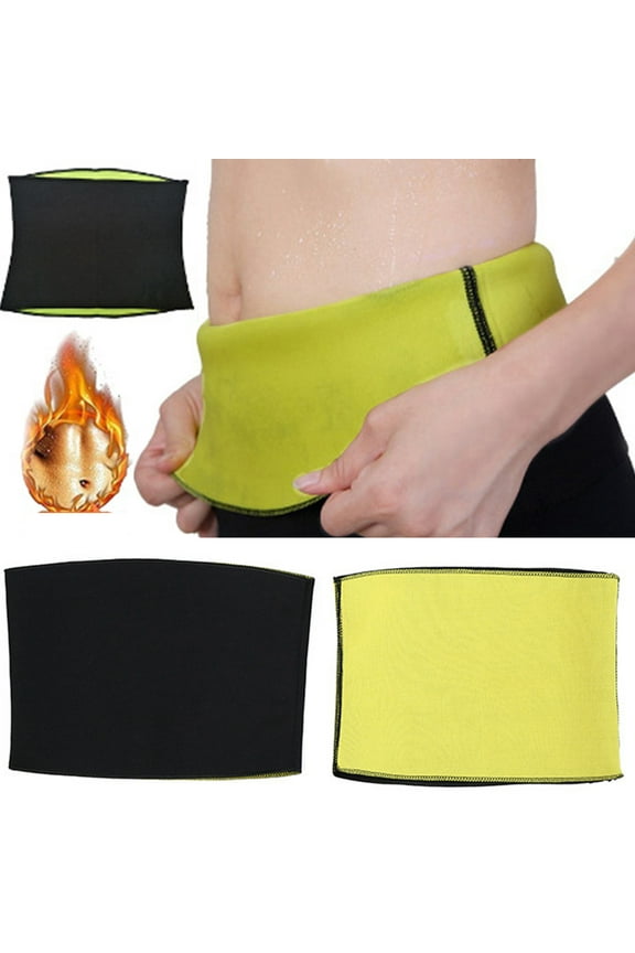 Waist Trimmer Belt, Sweat Wrap, Tummy Toner, Low Back and Lumbar Support Suit Effect, Abdominal Trainer