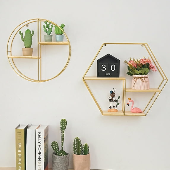 SPRING PARK Wall Shelf Rustic Wood Floating Shelves,Decorative Wall Shelf for Bedroom, Living Room, Bathroom, Kitchen, Office