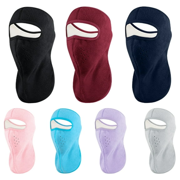 SPRING PARK Winter Cycling Balaclava Fleece Hood Ski Scarf for Sports, Thermal Face Cover Hat Cap Scarf for Cold Weather