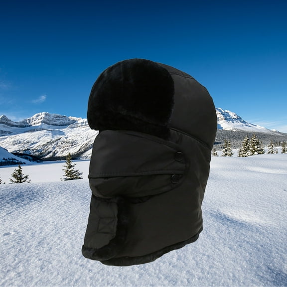 SPRING PARK Winter Unisex Men Women Face Neck Protector Thick Warm Windproof Snowproof Hat Water Resistant Cap Beanie