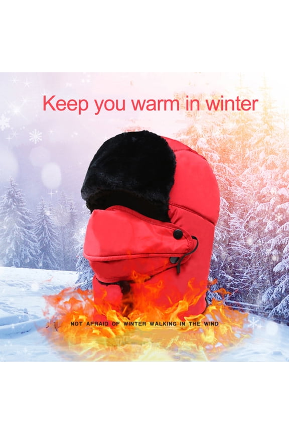 Winter Unisex Women Men Face Neck Protected Thick Warm Classic Windproof Snowproof Hat Cap Beanie