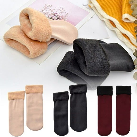 SPRING PARK Winter Womens Socks Vintage Warm Socks Thick Cozy Socks Knit Casual Crew Floor Socks Gifts for Women