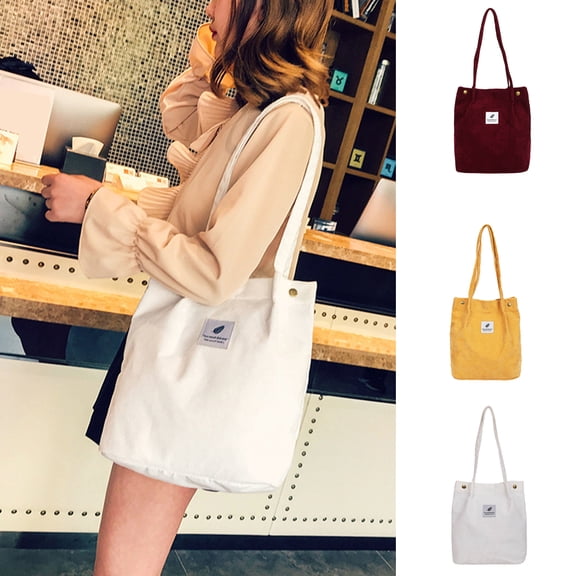 SPRING PARK Women Casual Canvas Denim Tote Large Capacity Handbag Girls Shoulder Bag