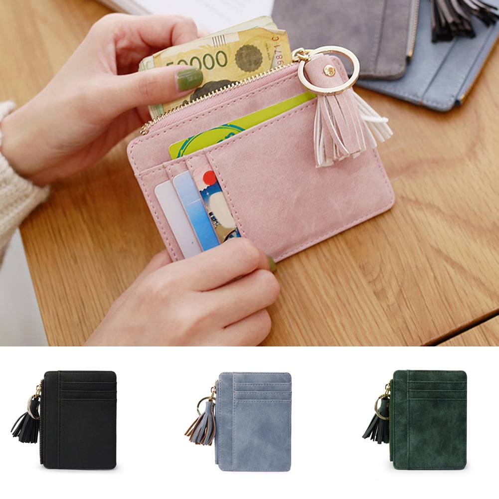 Genuine Leather Key Ring Pouch Holder Wallet Purse Bag Case Bag Hanger Gift  | eBay