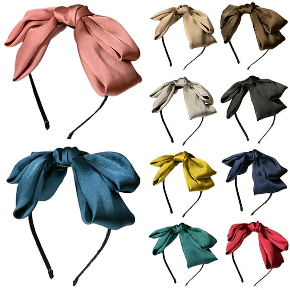 SPRING PARK Women Fashion Big Bowknot Headband Hair Hoop Girls Hair Accessories