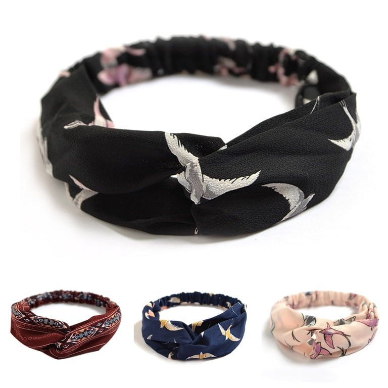 SPRING PARK Women Fashion Chiffon Twist Knot Headband  display picture 2