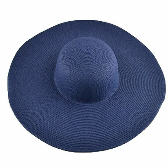 SPRING PARK Women Floppy Sun Beach Straw Hats Wide Brim Packable Summer Cap