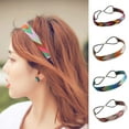 thumbnail image 1 of SPRING PARK Women Girls Ethnic Braided Braided Elastic Rope Pretty Plaited Hair Band Headband, 1 of 8