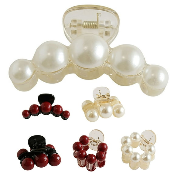 SPRING PARK Women Large Hair Claw Clip Clamp Cherry Jaw Hair Headwear Hair Accessory