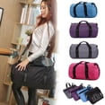 thumbnail image 1 of SPRING PARK Women Men Folding Zipper Backpack Shoulder Handbag Fashion School Nylon Bag, 1 of 8