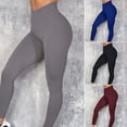 thumbnail image 1 of SPRING PARK Women Solid Color Scrunch Butt Leggings High Waisted Ruched Yoga Pants Workout Butt Lifting, 1 of 7