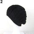 thumbnail image 1 of SPRING PARK Women Sweet Crochet Warm Solid Color Beret Artist Baggy Beanie Winter Hat Gift, 1 of 7