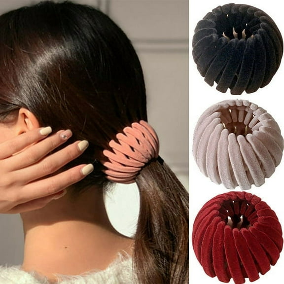 SPRING PARK Women's Bird Nest Retractable Hair Clip Pin Hair Claws Bun Holders for Women Girls