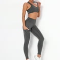 thumbnail image 1 of SPRING PARK Women's High Waisted Yoga Leggings Suit with Pockets, Workout Sports Running Athletic Pants Fitness Active Wear, 1 of 7