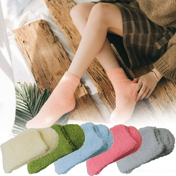 SPRING PARK Womens Fuzzy Socks Winter Warm Socks Socks Warm Fleece Socks Non Skid Socks Soft Fluffy Socks